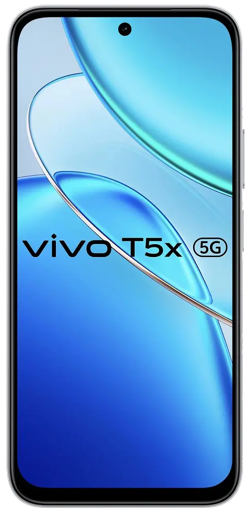 Vivo T5x Star Silver Front Side Image