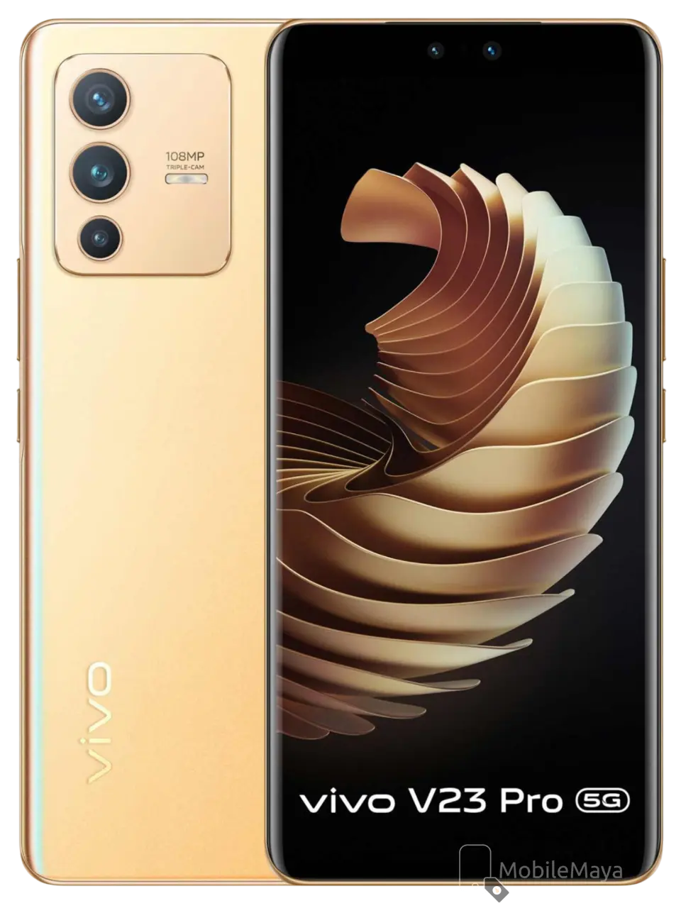 Vivo V23 Pro Sunshine Gold Official