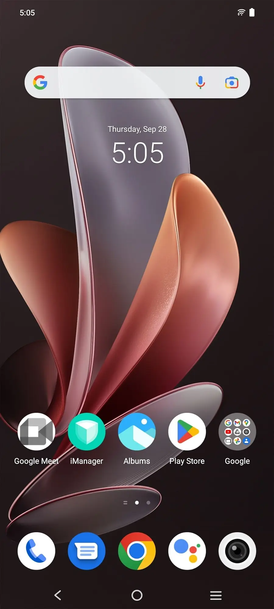Vivo V29 Home Screen Image.