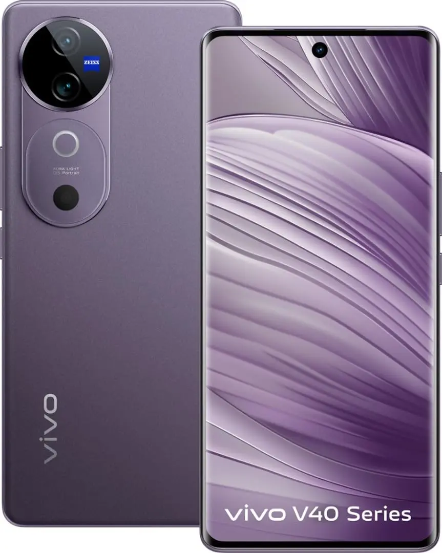 vivo v40 Nebula Purple (Lotus Purple) Official Image.