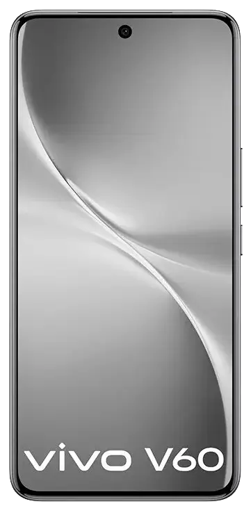 Vivo V60 5G Mist Grey Front Image.