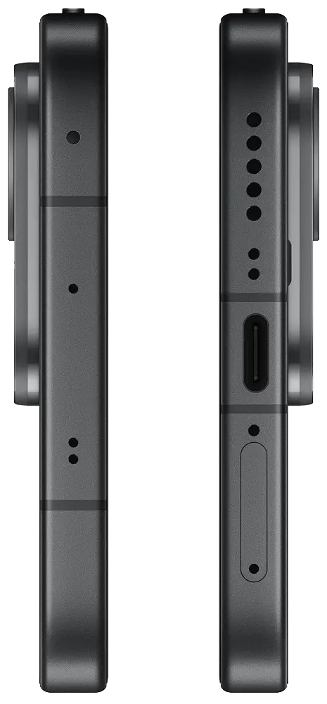 Vivo V70 Elite 5G Authentic Black Updown Side Image