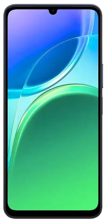 Vivo Y11d 4G Voyage Black Front Side Image.