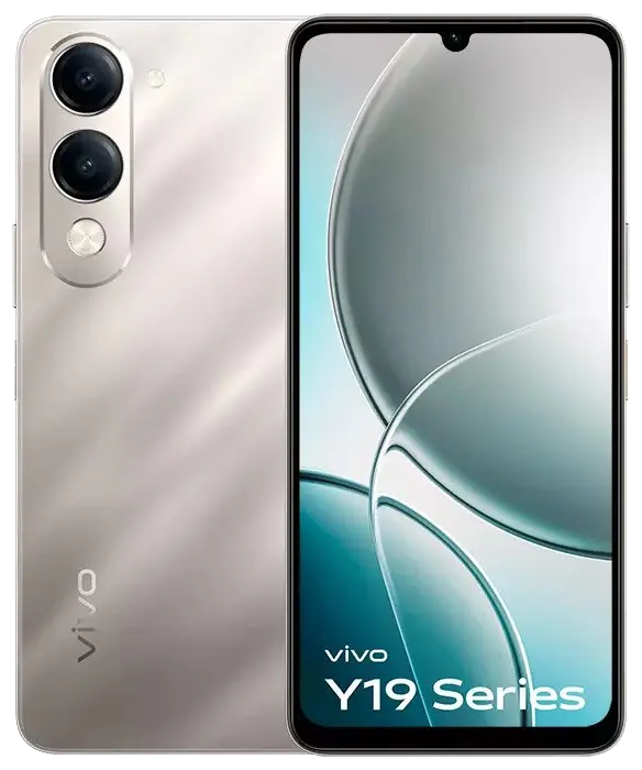 Vivo Y19 5G Titanium Silver Image.