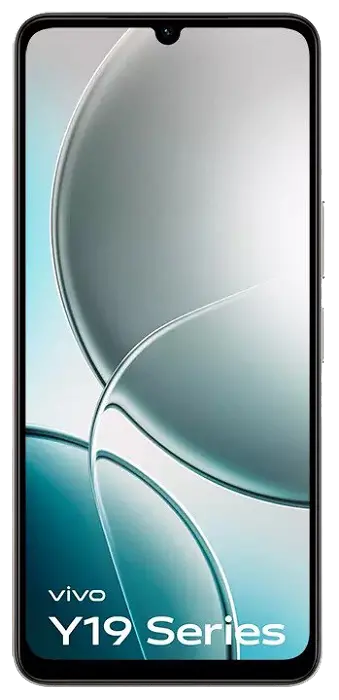 Vivo Y19e Titanium Silver Front Side Image