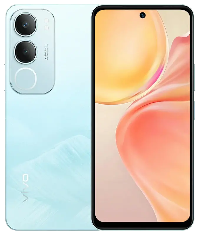 Vivo Y19s Glacier Blue.