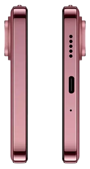Vivo Y21d 4G Coral Red Charging Port Image.
