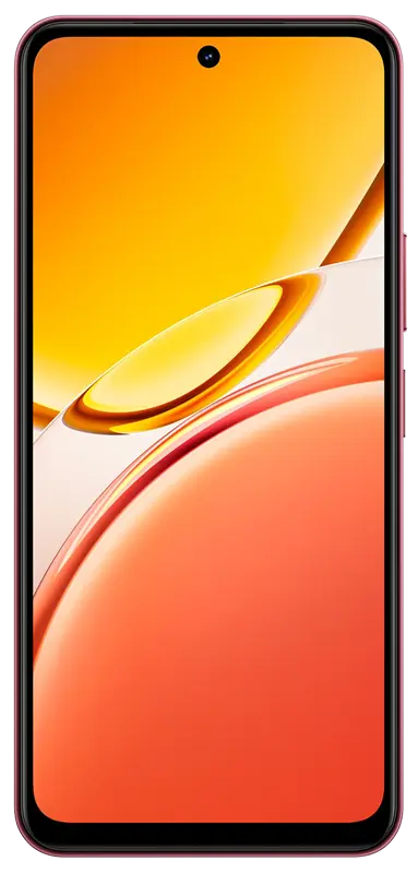 Vivo Y21d 4G Coral Red Front Image.