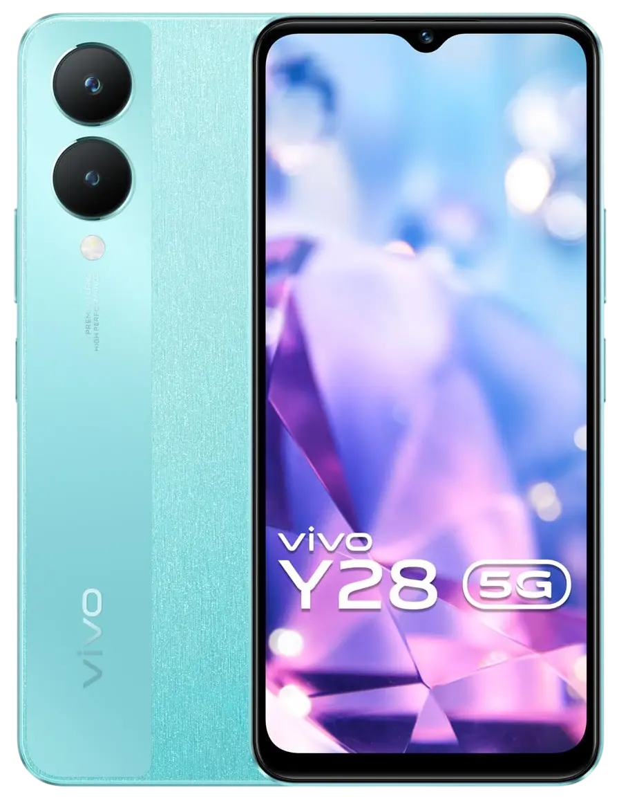 Vivo Y28 5G Glitter Aqua Official
