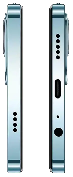 Vivo Y29 5G Glacier Blue Updown Side Image