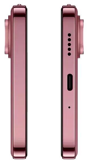 Vivo Y31 5G Rose Red Charging Port Image.