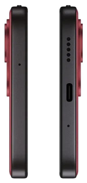 Vivo Y31d 4G Festive Red Charging Port Image.