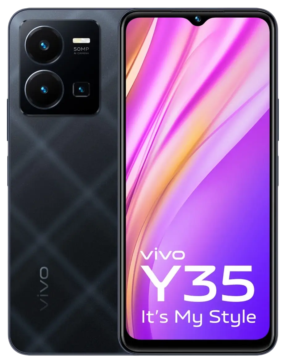 Vivo Y35 Agate Black Official