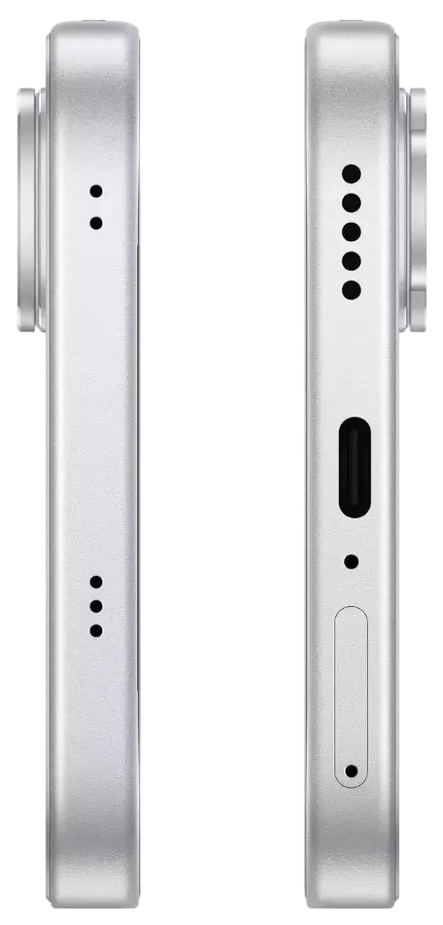 Vivo Y400 4G Pearl White Charging Port Image.