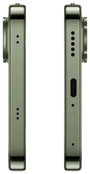 Vivo Y400 5G Olive Green Charging Port Image.