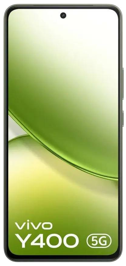 Vivo Y400 5G Olive Green Front Image.