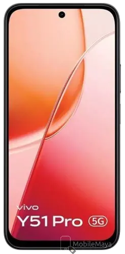 Vivo Y51 Pro 5G Festive Red Front Image