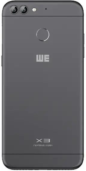 WE X3 back side image