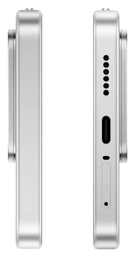 Xiaomi 17T Opal White Charging Port Side Image