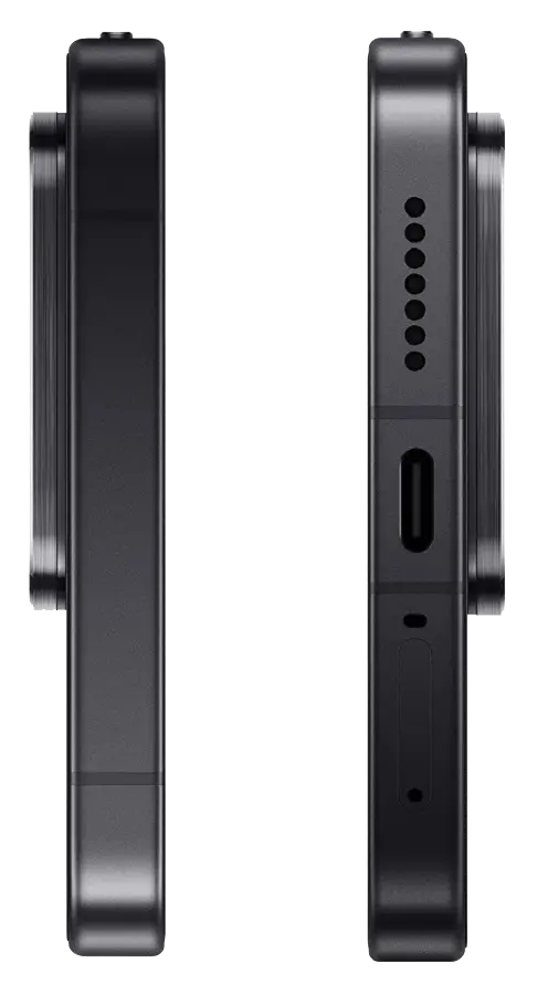Xiaomi 17T Pro Black Charging Port Side Image