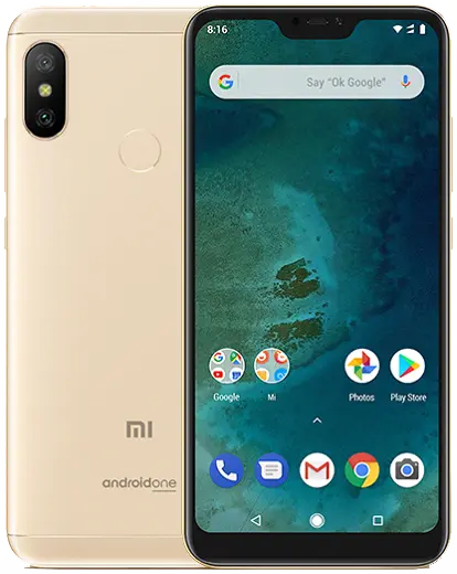 Xiaomi Mi A2 Lite Gold official Image
