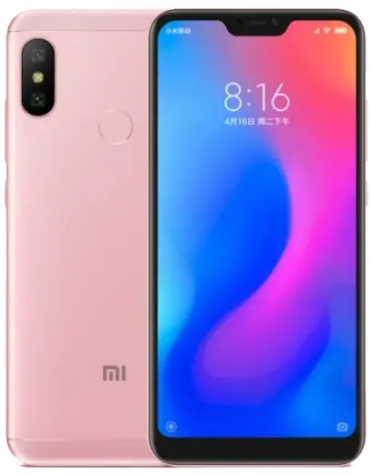 Xiaomi Mi A2 Lite Rose Gold official Image