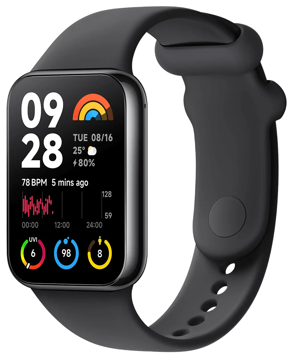 Xiaomi Mi Smart Band 8 Pro Midnight Black Official