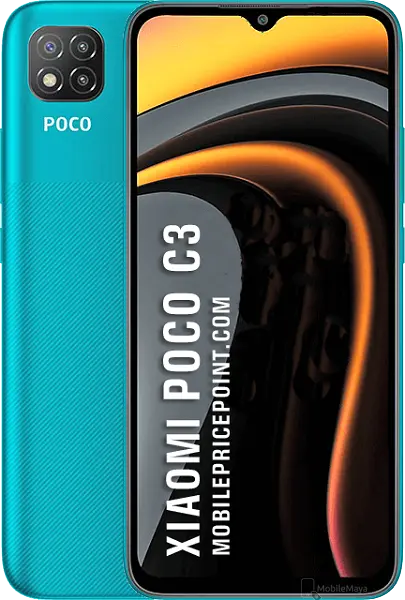 Xiaomi Poco C3 Lime Green official Image