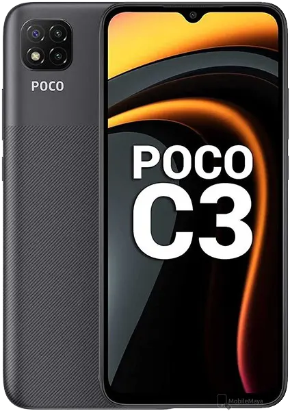Xiaomi Poco C3 Matte Black official Image
