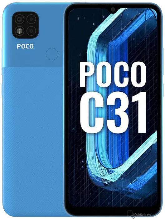 Xiaomi Poco C31 Royal Blue official Image