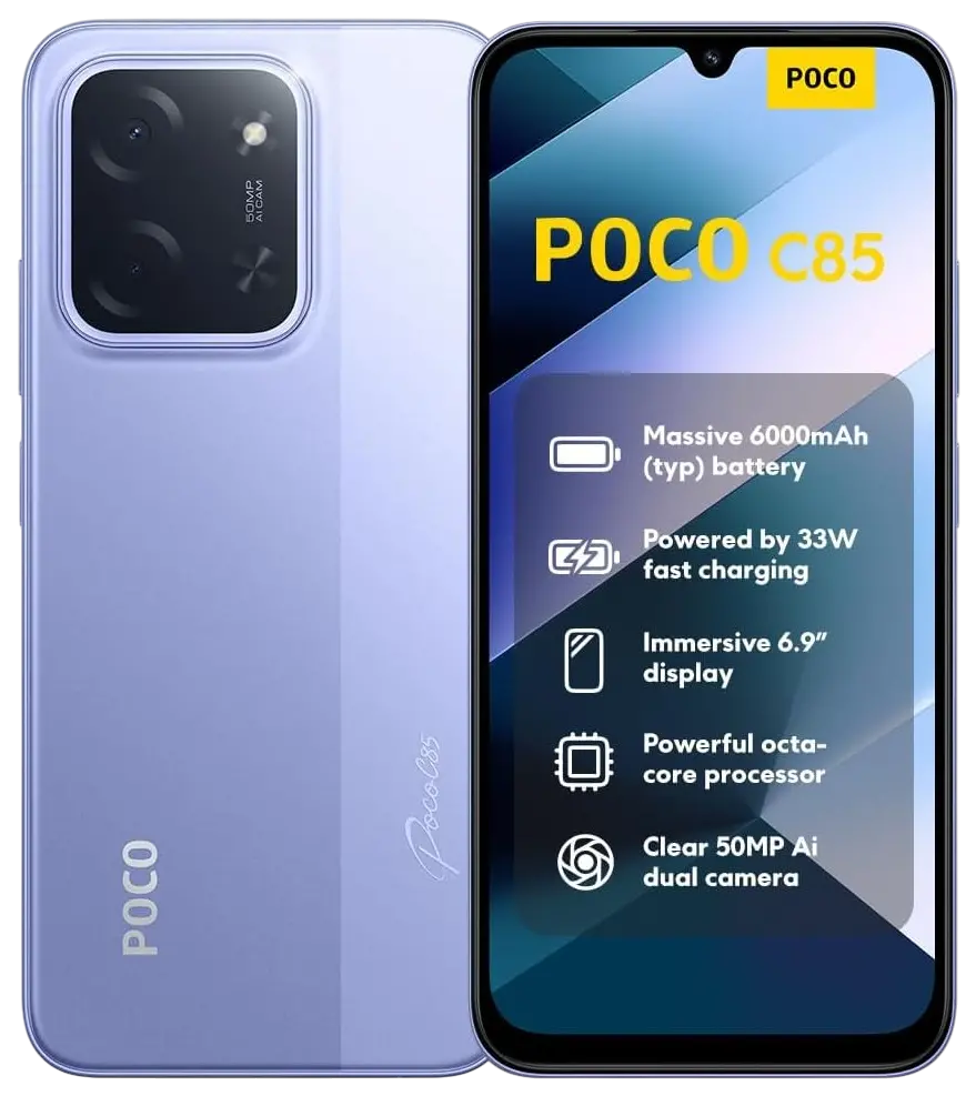 Xiaomi Poco C85 4G Purple Official.