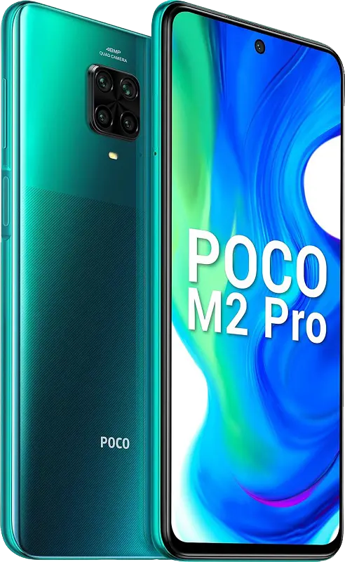 Xiaomi Poco M2 Pro green official Image