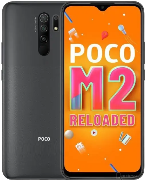 Xiaomi Poco M2 Reloaded Pitch Black (Greyish Black) official Image
