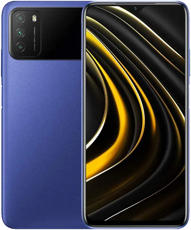 Xiaomi Poco M3 Cool Blue official Image