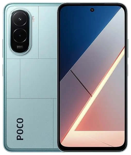 Xiaomi Poco M7 4G Aqua Blue Official.