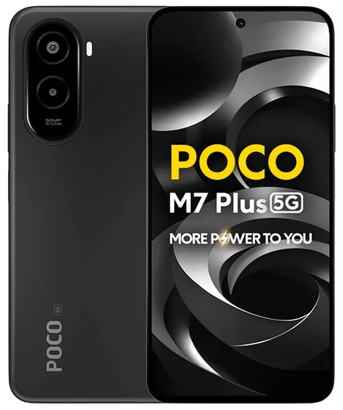 Xiaomi Poco M7 Plus 5G Carbon Black Official.