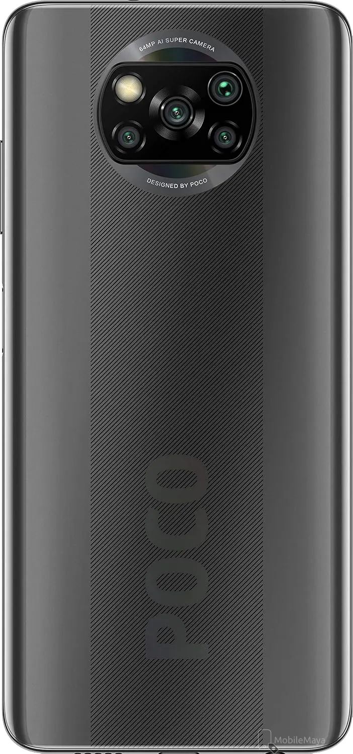 Xiaomi Poco X3 NFC Shadow Gray back Image
