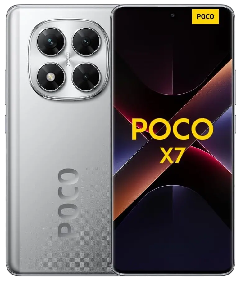 Xiaomi Poco X7 Silver official image