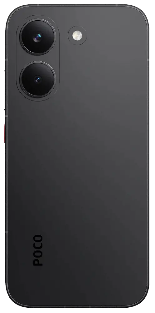 Xiaomi Poco X8 Pro  Black Back Side Image