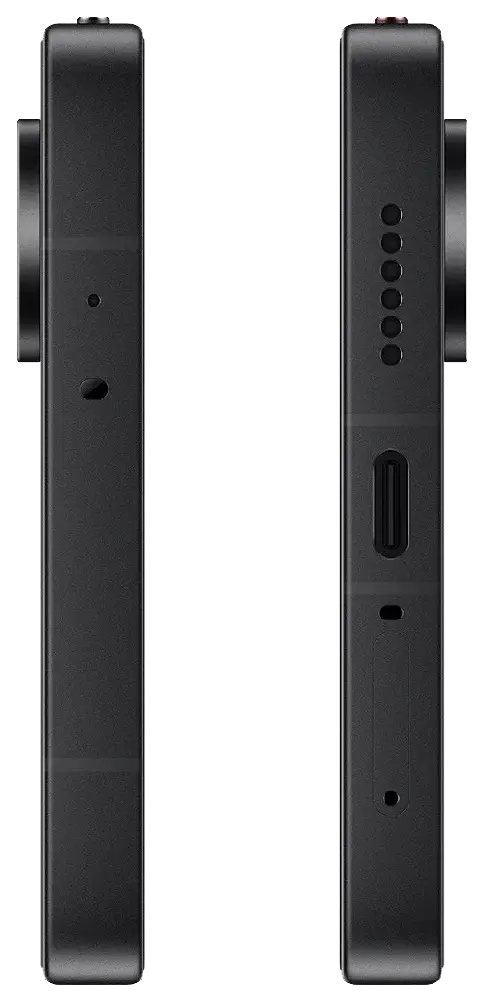 Xiaomi Poco X8 Pro  Black Updown Side Image