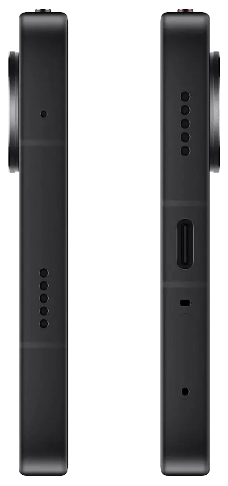 Xiaomi Poco X8 Pro Max Black Updown Side Image
