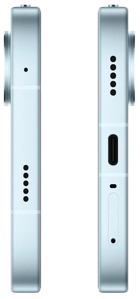 Xiaomi Poco X8 Pro Max Blue Updown Side Image