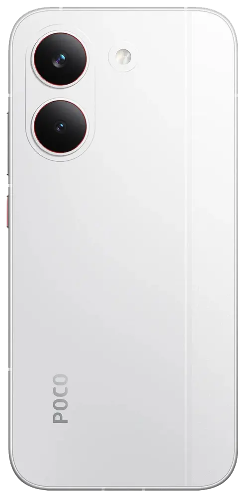 Xiaomi Poco X8 Pro White Back Side Image