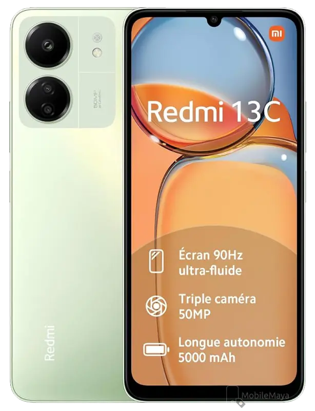 Xiaomi Redmi 13C Clover Green official image