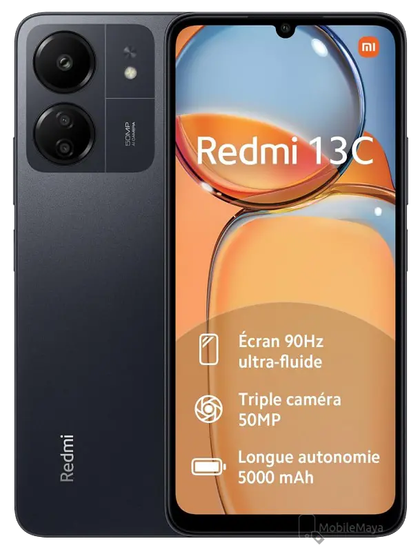 Xiaomi Redmi 13C Midnight Black official image