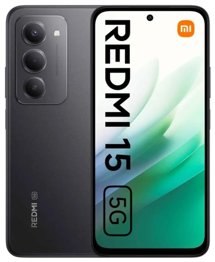 Xiaomi Redmi 15 5G Midnight Black Official.