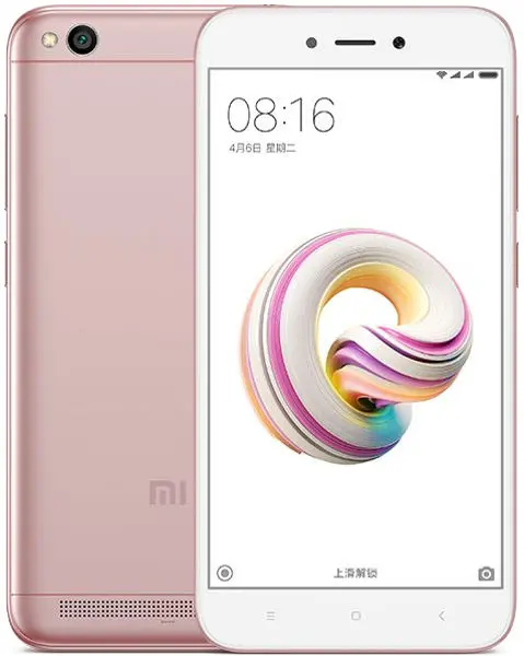Xiaomi Redmi 5A Rose Gold official Image