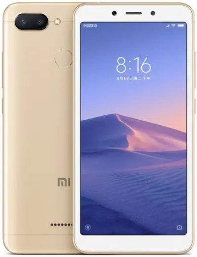 Xiaomi Redmi 6 Gold official Image