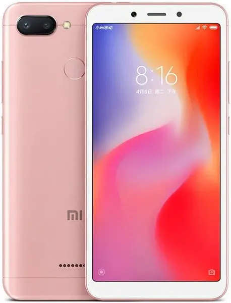 Xiaomi Redmi 6 Rose Gold official Image