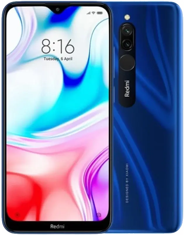 Xiaomi Redmi 8 Onyx Sapphire Blue official Image